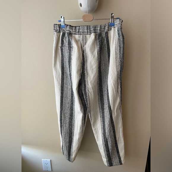 Giada Forte Striped Cotton Black White Pants size 2 - Picture 6 of 11